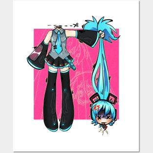 Headless Miku Posters and Art